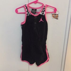 Toddler girl Jordan Romper
